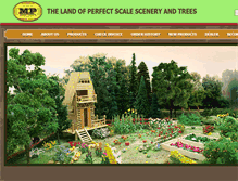 Tablet Screenshot of mpmodeltrees.com